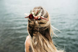 une inspiration mariage au bord d'un lac