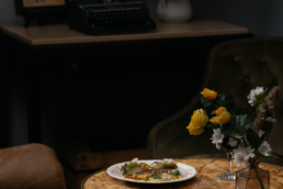 Plat gastronomique au restaurant La Maison de l’Horloge Orthez