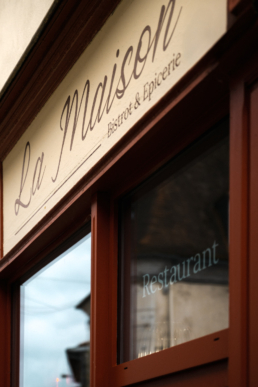 Façade du restaurant La Maison de l’Horloge Orthez