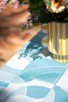 Photographie de linge basque pour la nouvelle collection des Tissages Moutet.